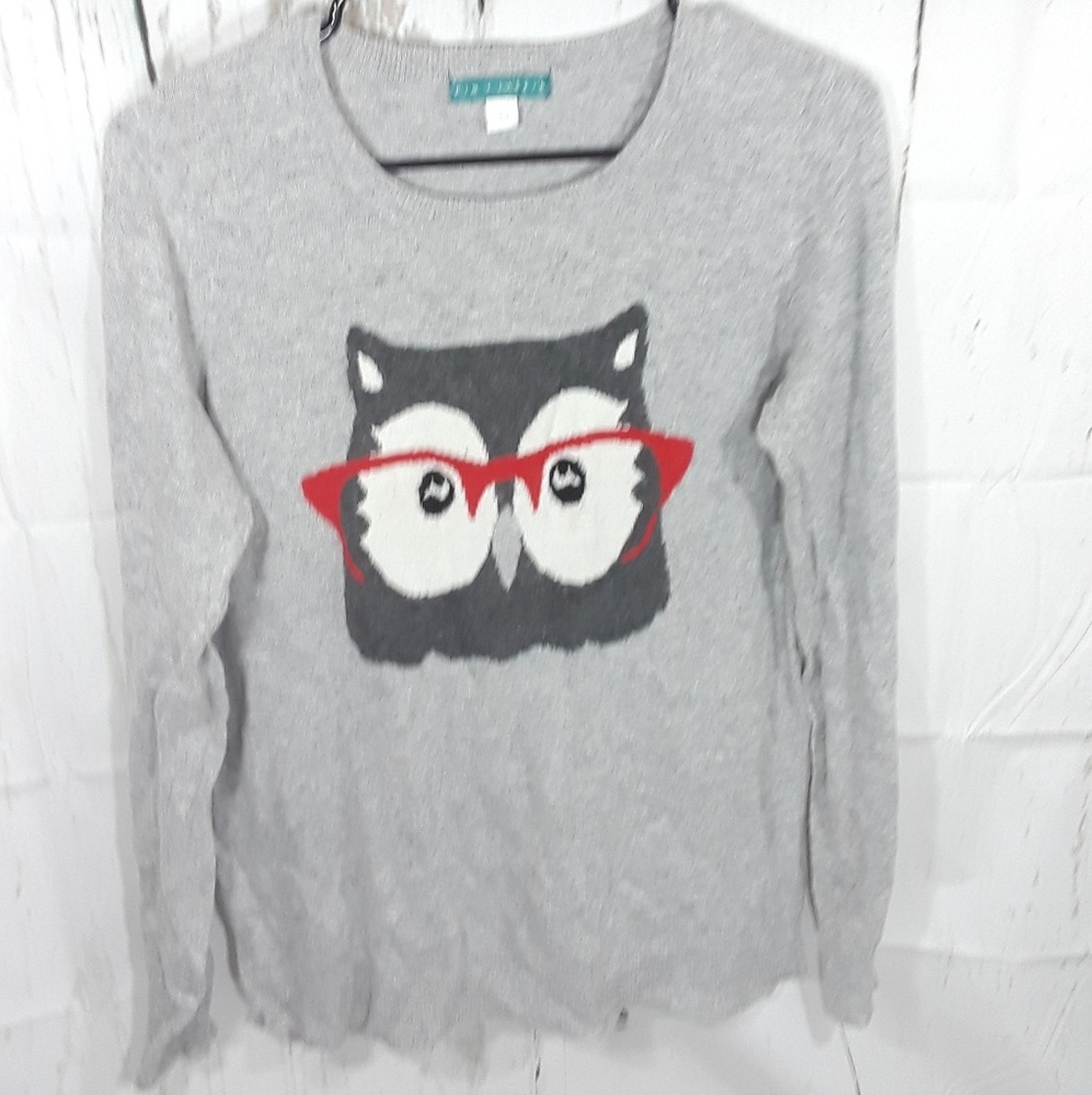 Pim & Larkin grey cashmere blend sweater M